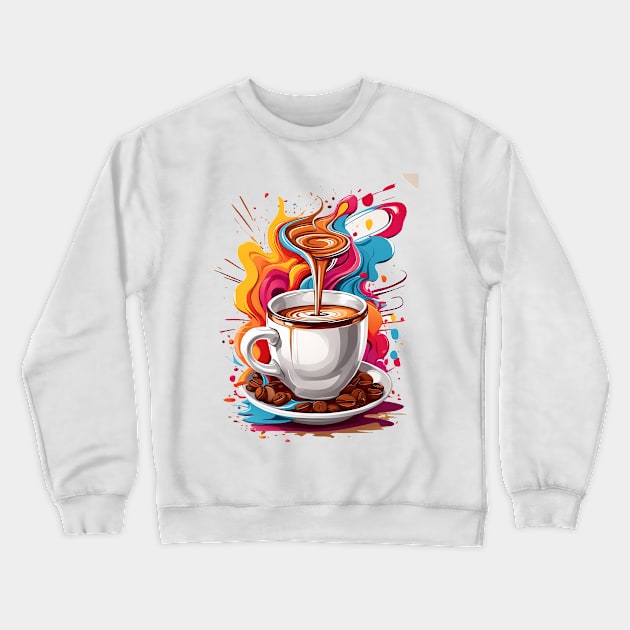 I Love Coffee Crewneck Sweatshirt by Omerico